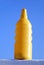 Yellow sun tan bottle