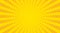 Yellow sunbeams halftone background. Vector illustration.