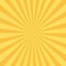 Yellow Sunburst rays background. sunbeam star burst. Vector illustration