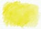 Yellow sunny horizontal watercolor gradient hand drawn backg