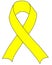 Yellow Support the Troops Ribbon