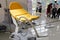 Yellow surgical chair