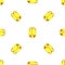 Yellow swim vest pattern seamless vector