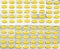 Yellow tablets pills in blister packs. Yellow pills pattern wallpaper. Mefenamic acid tablets pills for relief pain, period cramps