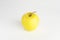 Yellow tasty organic apple fruit on white background