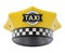 Yellow taxi driver cap