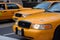 Yellow taxi in new york city