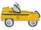 Yellow taxi new york city vintage toys