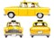 Yellow taxicab