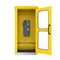 Yellow Telephone Booth Isolated