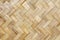 Yellow Thai bamboo wicker background