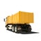 Yellow Tipper Isolated