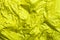 Yellow tissue paper texture for background