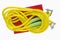 Yellow towing rope