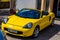 Yellow Toyota MR2 Cabriolet