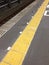Yellow track for disability people