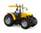 Yellow Tractor Isolated