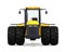 Yellow Tractor Isolated