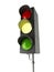 Yellow traffic light