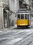 Yellow tram