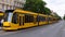 Yellow tram