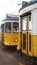 Yellow trams