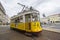 The yellow trams of Lisbon