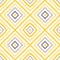 Yellow Tribal Boho Vector Seamless Pattern.