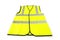 Yellow vest isolated on the white