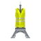 Yellow vests movement, French protests concept. 3D rendering
