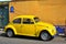 Yellow Vintage Beetle Volkswagen