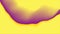 Yellow violet liquid smooth wave abstract motion background