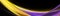 Yellow and violet smooth blurred waves abstract background