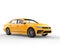 Yellow Volkswagen Passat 2018 - 2021 model