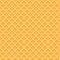 Yellow waffle seamless vector pattern