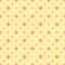 Yellow warm abstract polka dot fabric seamless pattern