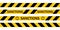 Yellow warning tape with the inscription SANCTIONS, Vector warning tapes about introduction of sanctions