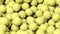 Yellow water polo balls