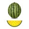 Yellow watermelon