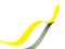 Yellow wavy arrow
