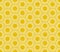 Yellow and White Hexagon Tile Pattern Repeat Background