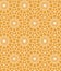 Yellow and white moroccan lattice tile geometric star seamless pattern, vector