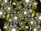 Yellow white silvery gray diamond lines shiny forms, forms abstract design, energy pattern