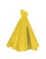Yellow woman dress
