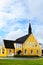 Yellow wooden church in Rauma