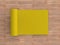 Yellow yoga mat