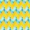 Yellow zigzag seamless pattern