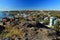 Yellowknife Old Town and Downtown from the Rock, Great Slave Lake, Northwest Territories, Canada