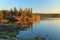 Yellowknife Sunset at Frame Lake, Northwest Territories, Canada