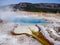 Yellowstone Landscape Geyser